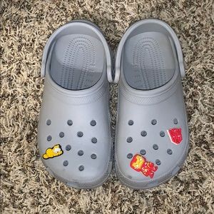 Grey Crocs